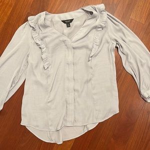 Women’s Simply Vera - Vera Wang XS ruffle long sleeve blouse